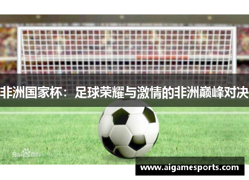 非洲国家杯：足球荣耀与激情的非洲巅峰对决